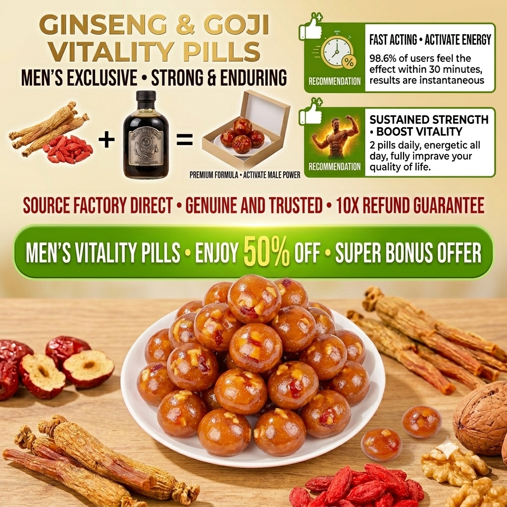 ✨Ginseng & Goji Vitality Pills-Bestseller
