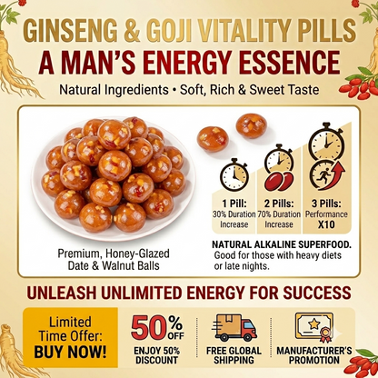 ✨Ginseng & Goji Vitality Pills-Bestseller