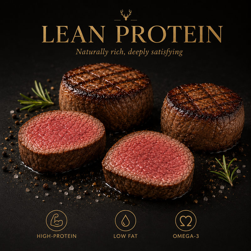 🦌 Cooked wild venison tenderloin -Bestseller