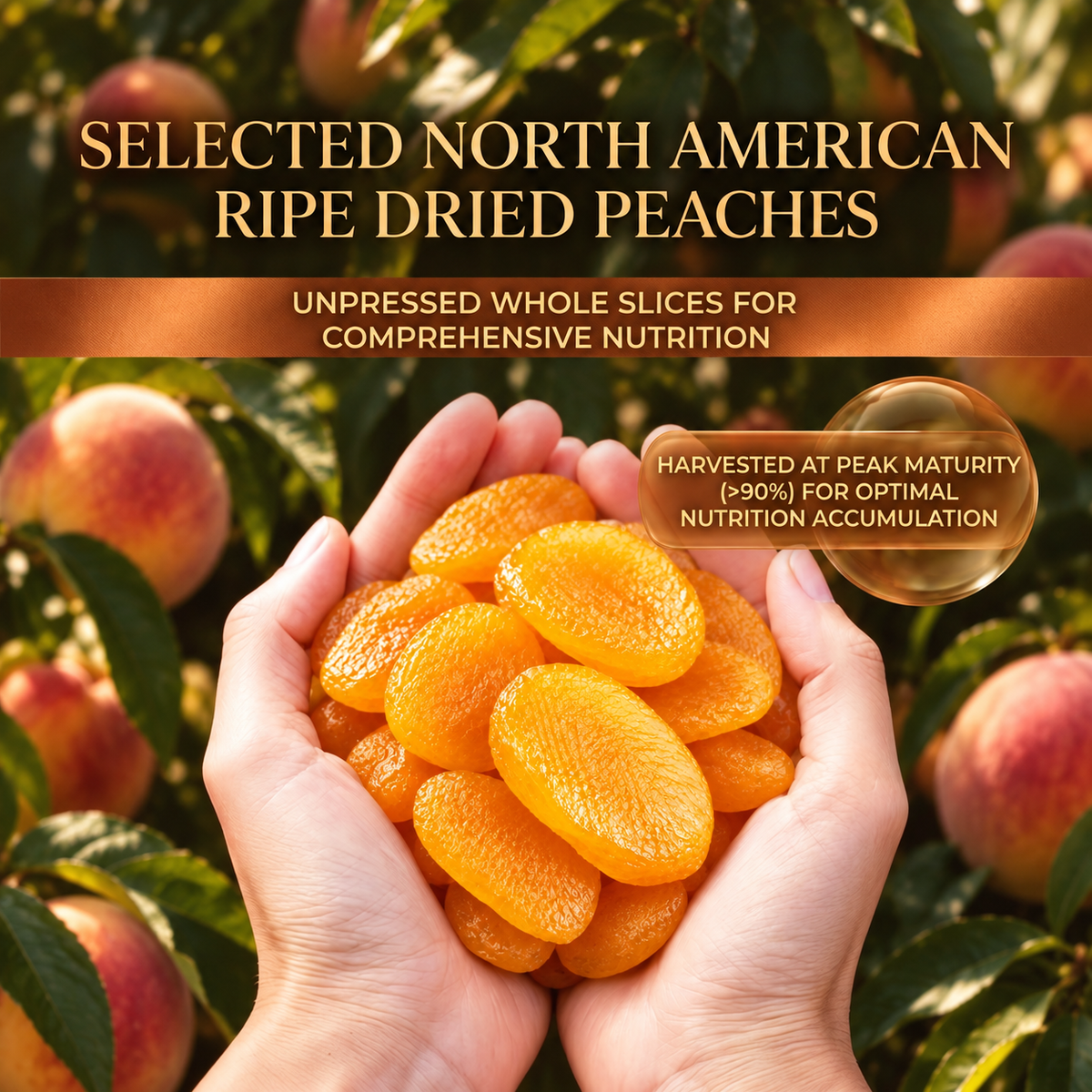 🍑 Thick-Cut Premium Dried Peaches 😋🔥-Bestseller