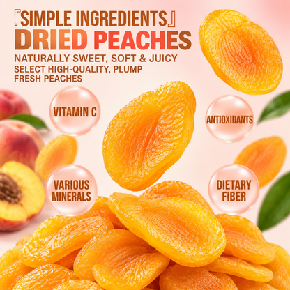 🍑 Thick-Cut Premium Dried Peaches 😋🔥-Bestseller