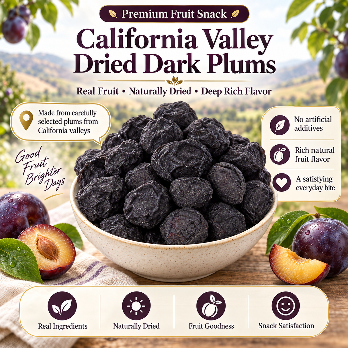 High-QualityDried Black Plums-Bestseller
